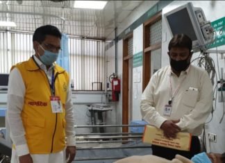 मुख्यमंत्री कोष और इमरान कुरैशी की सूझबूझ से सेक्टर वार्डेन सालेहीन की बची थी जान