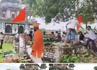 फतेहपुर में मकबरे पर हिंदू संगठनों का हमला,पुलिस की निष्क्रियता और कानून-व्यवस्था पर सवाल