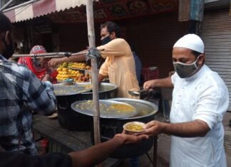 “श्रीराम अवध रसोई भोजन सेवा” की ओर से पुनीत कार्य जारी