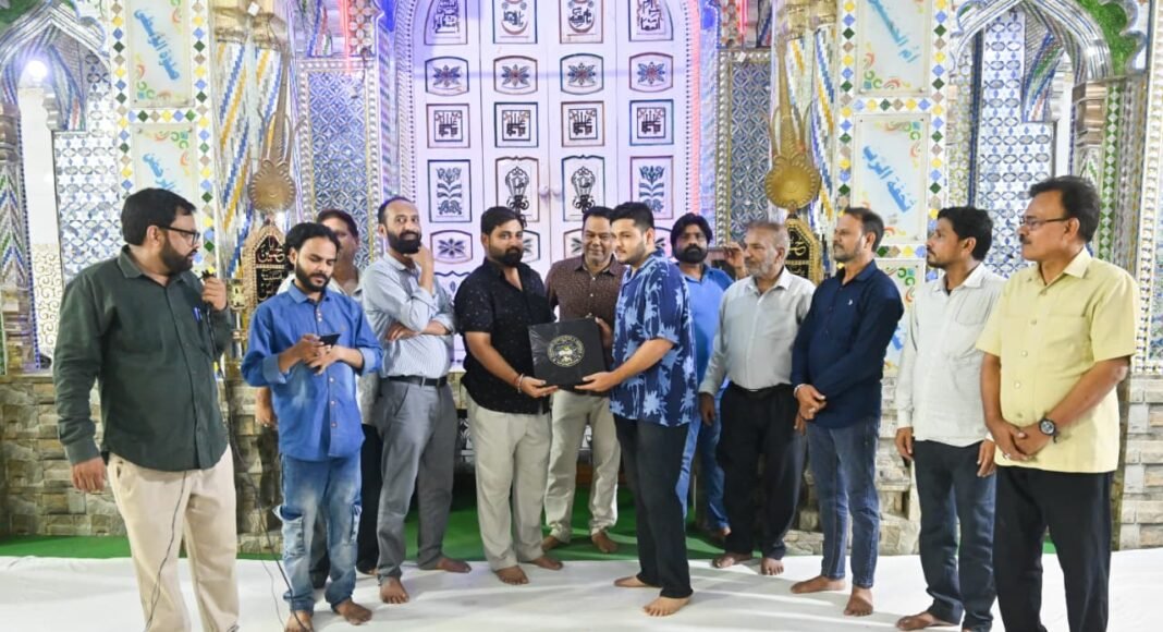 अंजुमन शहीदने करबला की 50 सालह तरही शब्बेदारी की कामयाबी पर पत्रकारों को किया गया सम्मानित