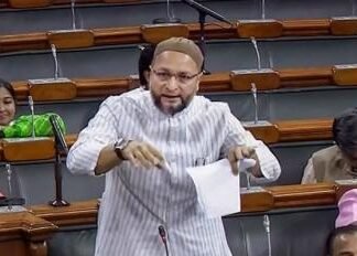 असदउद्दीन ओवैसी ने रक्षा मंत्री के लोकसभा में दिए बयान को राष्ट्रीय सुरक्षा के नाम पर घिनौना मजाक बताया