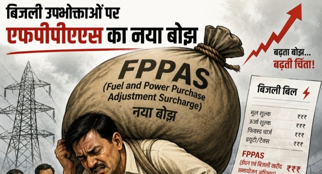 बिजली उपभोक्ताओं पर एफपीपीएएस का नया बोझ: महंगाई से टूटी कमर पर एक और प्रहार