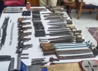 बरेली में अवैध हथियारों का जखीरा बरामद, तीन गिरफ्तार