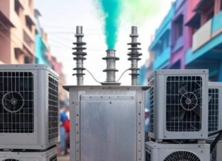 लखनऊ में गर्मी से बेहाल ट्रांसफार्मर खायेंगे अब कूलरों की हवा,बिजली खपत में 537 मेगावाट की वृद्धि