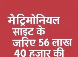 शादी का लालच देकर साइबर ठग ने महिला से ठगे 56 लाख
