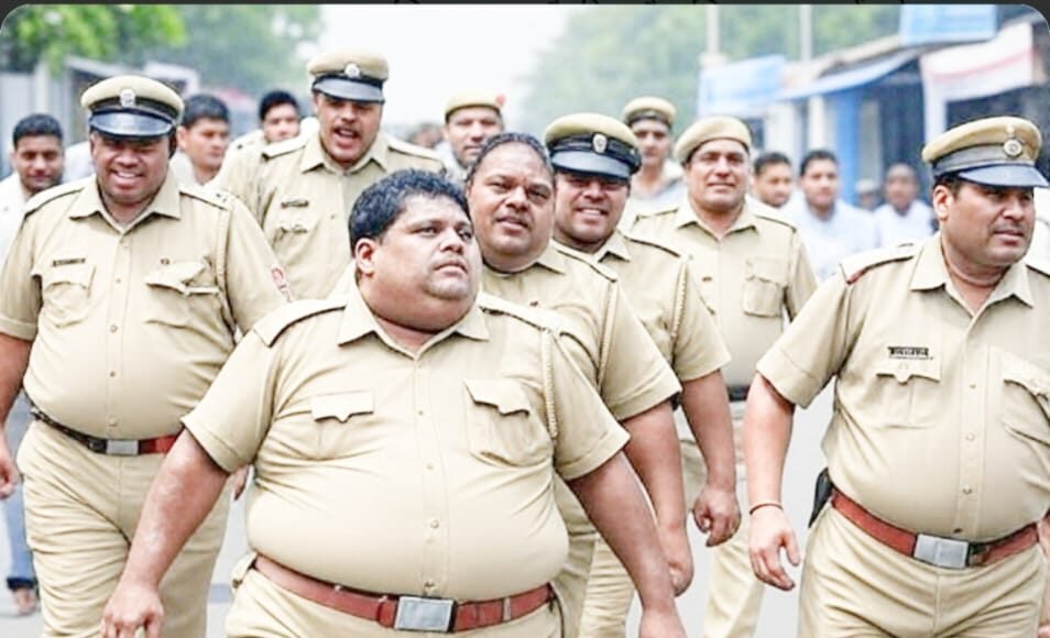 अब परेड घुला देगी पुलिस कर्मचारियों के शरीर पर चढ़ी हुई चर्बी