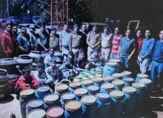 बंथरा में अवैध शराब तस्करी पर पुलिस का बड़ा शिकंजा