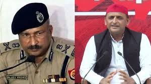 नए डीजीपी राजीव कृष्णा पर अखिलेश यादव का बयान