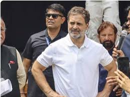 भोपाल में हुआ राहुल गांधी का भव्य स्वागत