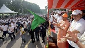 लखनऊ में ‘नमो युवा रन’ का आयोजन, योगी ने की जीएसटी सुधारों की प्रशंसा