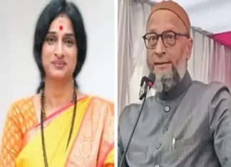 असदुद्दीन ओवैसी के खिलाफ चुनाव लड़ रहीं भाजपा उम्मीदवार  माधवी लता के विरुद्ध एफआईआर दर्ज