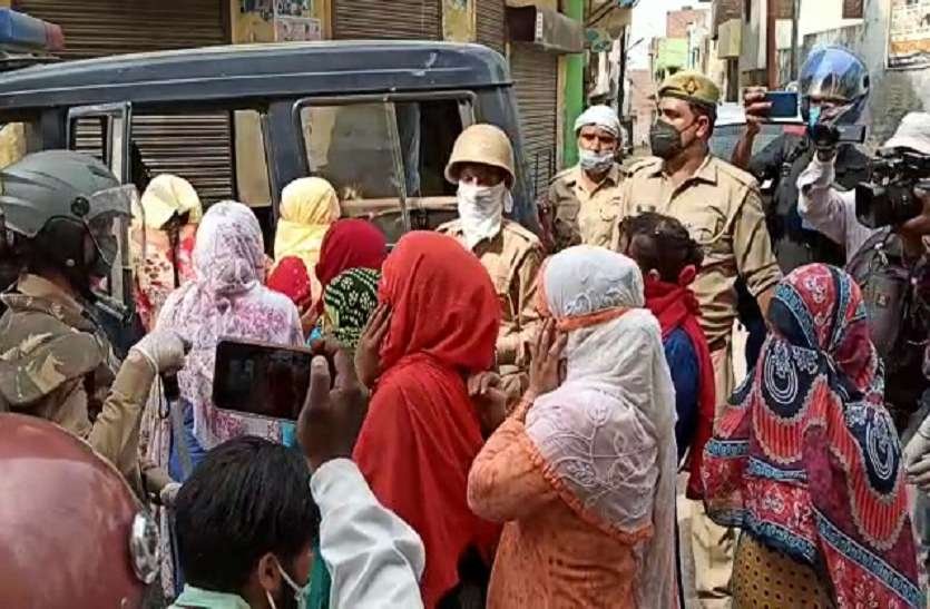 हरदोई के मटियामऊ गांव में किया महिलाओं ने पुलिस पर पथराव,10 महिलाओँ  सहित 2 लोग पुलिस हिरासत में